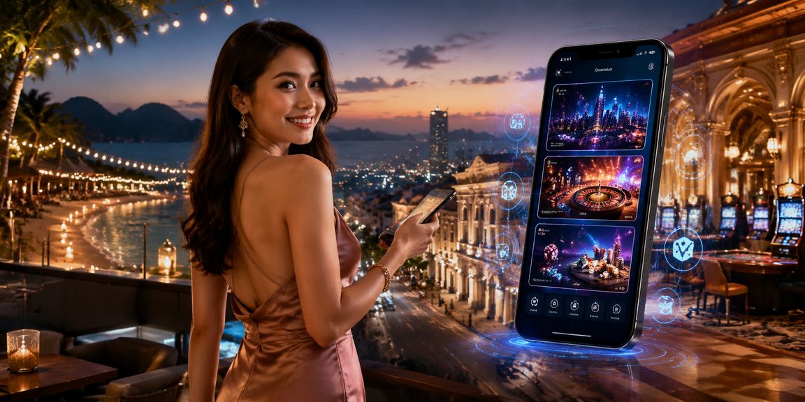 Pengguna t100 bermain kasino mudah alih di Langkawi dengan telefon pintar Android